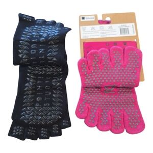 Pointe Studio & Bellarina NWT Toeless Grip Socks Size M/L Pilates/Yoga/Barre